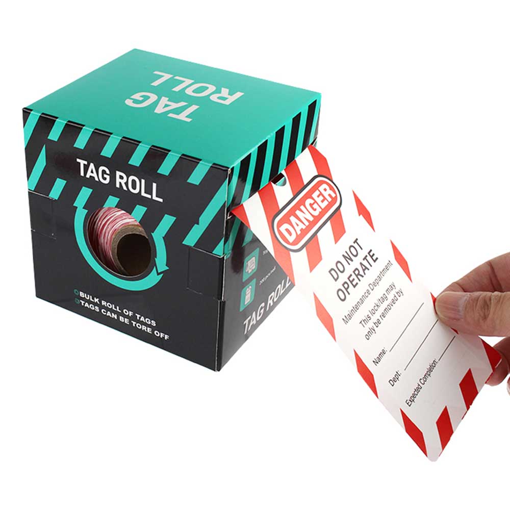Volt Safety Danger Do Not Operate Lockout Tag Roll - main product image