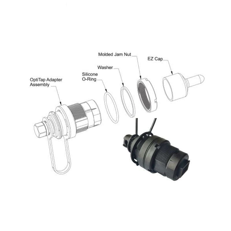 Corning OptiTap to SC/APC Adapter (Female) - main product image